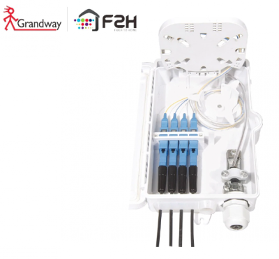 Caja de FO 4 puertos, modelo F2H-FTB-4-A