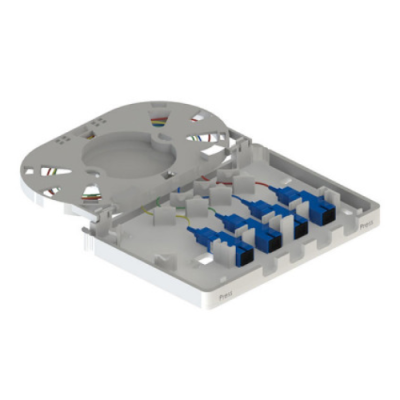 Caja Terminal de 4 puertos Modelo: JFFX-TB204